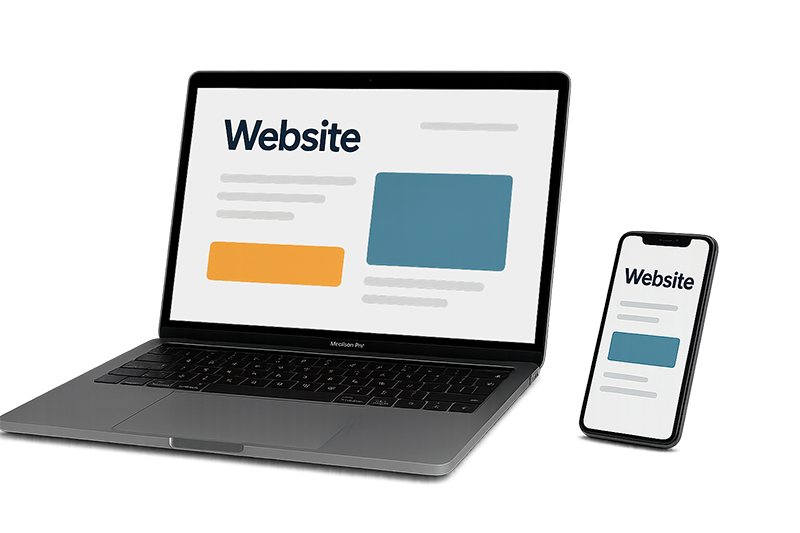 Modernes Webdesign
